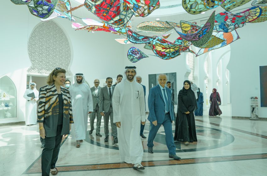  Sultan bin Ahmed inaugurates Library of FADC at UoS