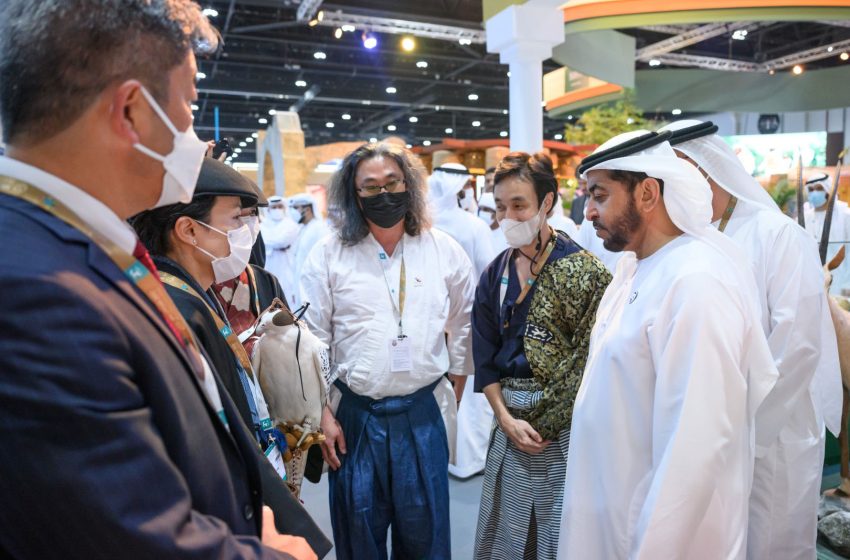  Hamdan bin Zayed visits ADIHEX 2022