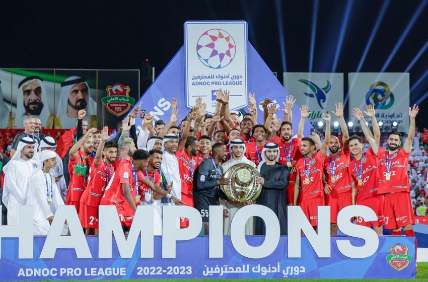  Shabab Al Ahli crowned ADNOC Pro League champions by Mansoor bin Mohammed