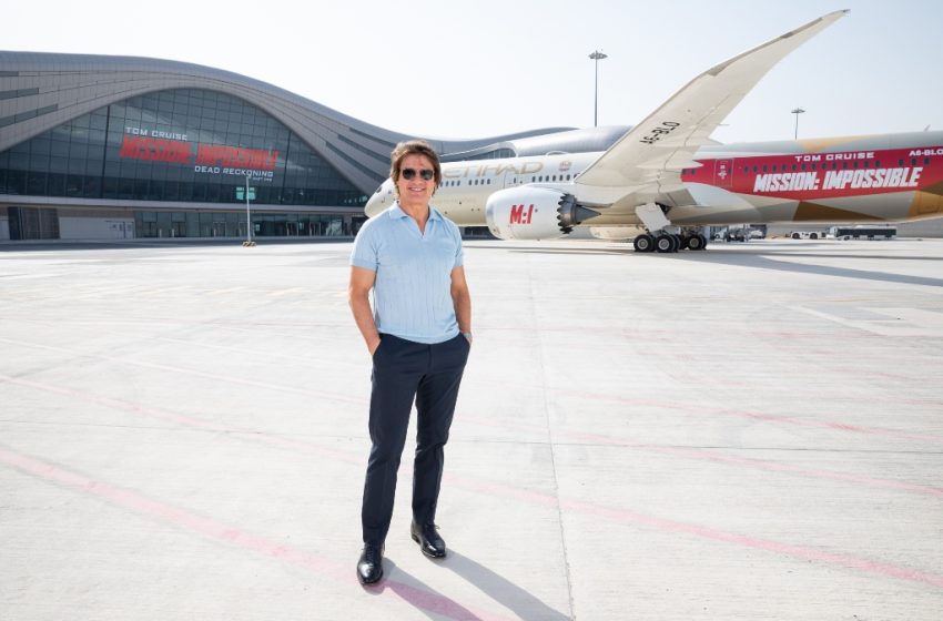  Tom Cruise arrives on first flight into Abu Dhabi International Airport’s new Midfield Terminal