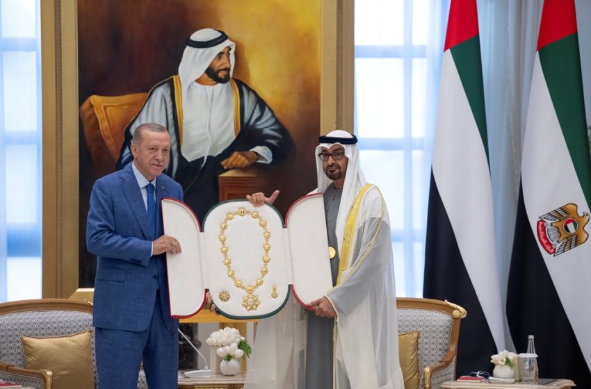 UAE President awards Order of Zayed to President Erdogan of Türkiye