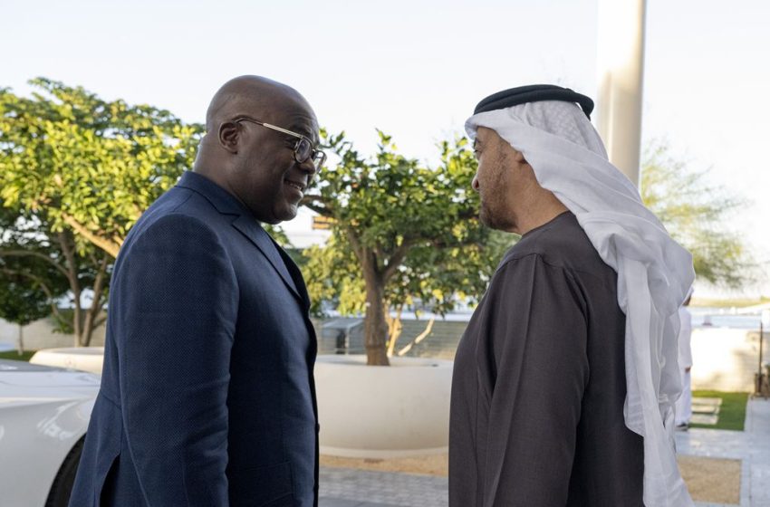  UAE President receives President of Democratic Republic of Congo