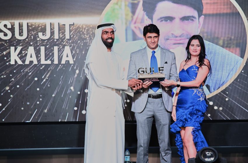  Internationally acclaimed Media Strategist Vasujit Kalia wins Media Personnel Award at Gulf Achievers Awards 2024