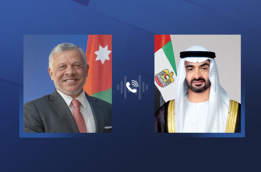  UAE President, King of Jordan discuss regional developments