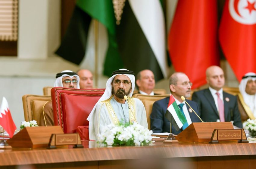  Mohammed bin Rashid attends 33rd Arab League Summit in Bahrain