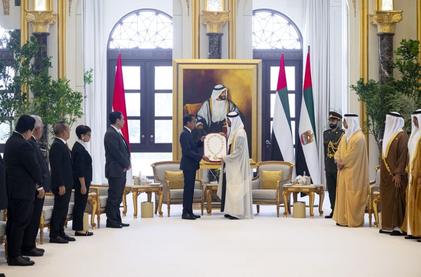  UAE President confers honours on Indonesian President, and Coordinating Minister for Maritime Affairs and Investment