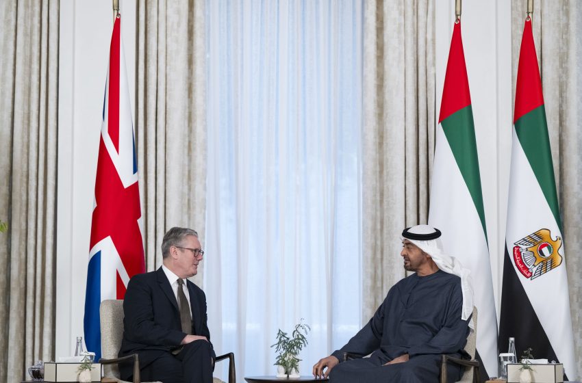  UAE President, UK Prime Minister discuss bilateral relations