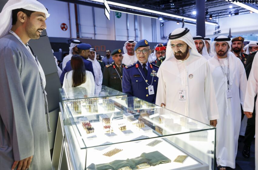  Mohammed bin Rashid visits IDEX in Abu Dhabi